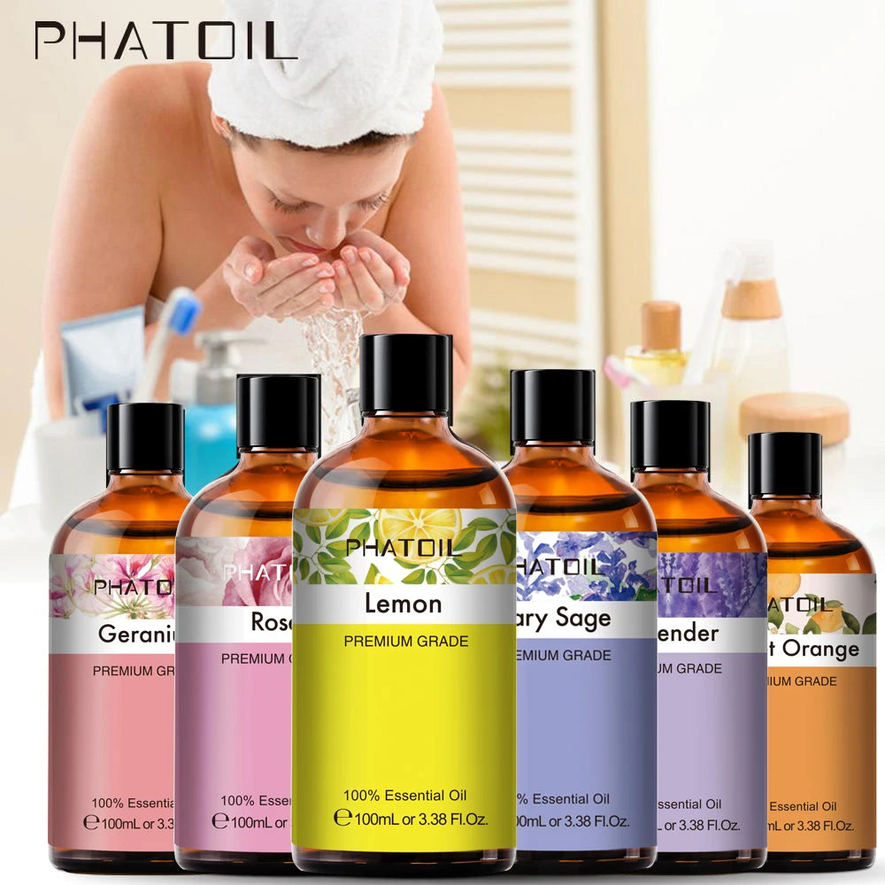 PHATOIL Pure Natural Essential Oil For Aromatherapy And Skin Care