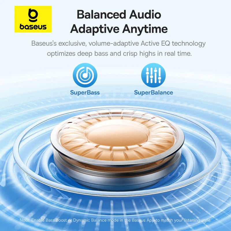 Baseus Bass BP1 Pro Wireless Earbuds Active Noise Cancellation