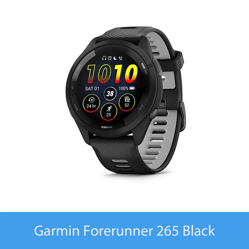 Garmin Forerunner 265 GPS Smartwatch AMOLED Touchscreen Fitness Tracker