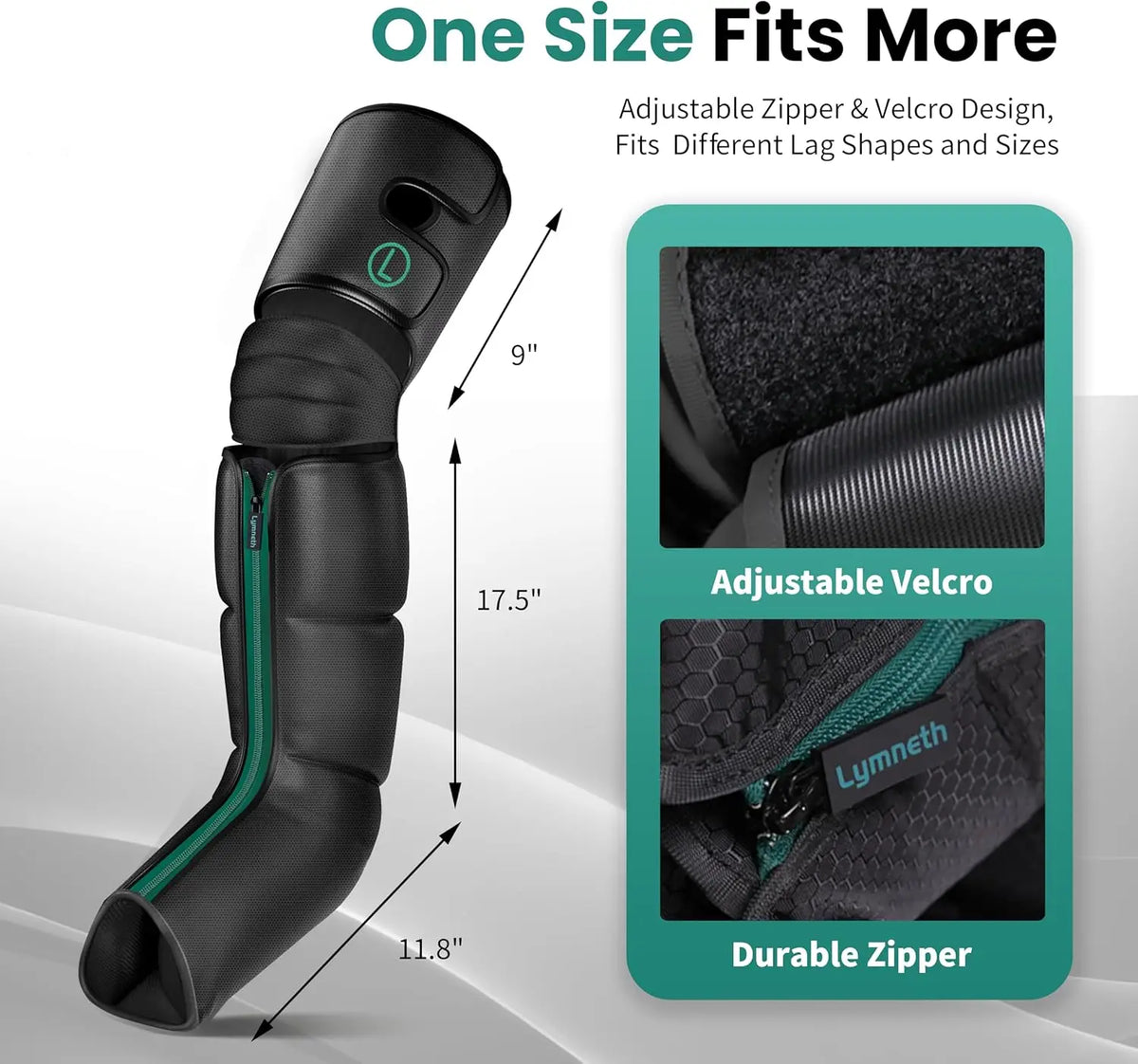 Air Compression Leg Massager With Heat For Circulation Relief