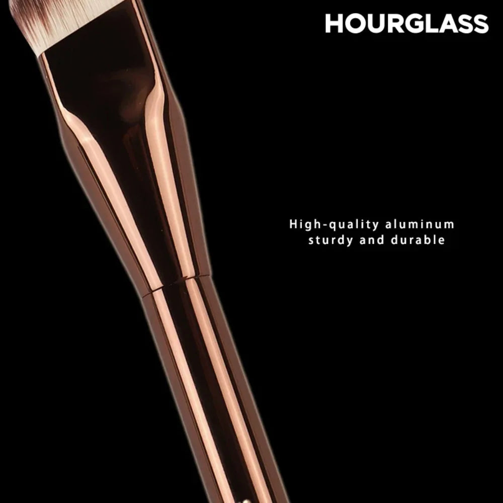 Angled Synthetic Makeup Brush For Foundation And Blush