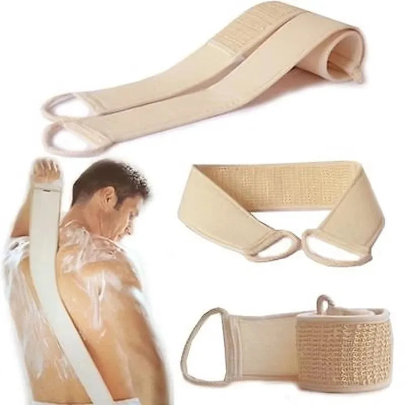 Premium Cotton Hemp Exfoliating Bath Shower Body Scrubbing Glove
