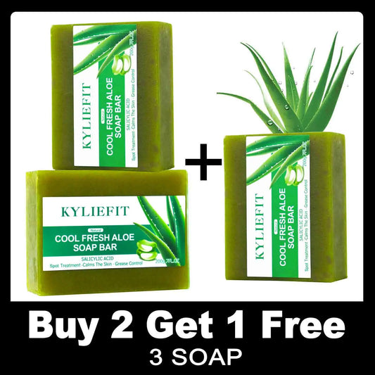 AILKE Aloe Brightening Soap Bar Clears Acne And Evens Skin Tone