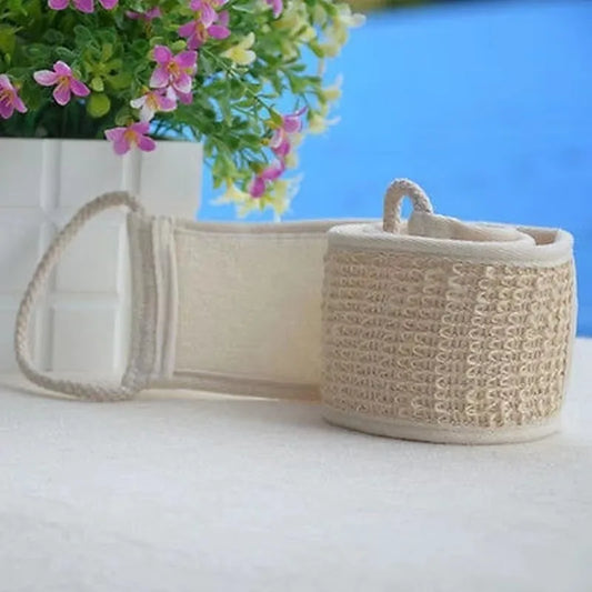 Premium Cotton Hemp Exfoliating Bath Shower Body Scrubbing Glove