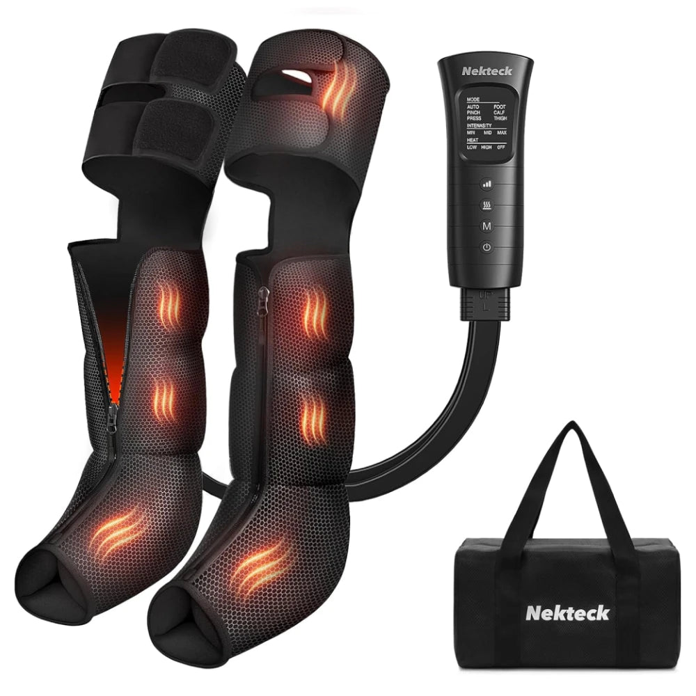 Nekteck Leg Compression Massager With Heat And Air Massage