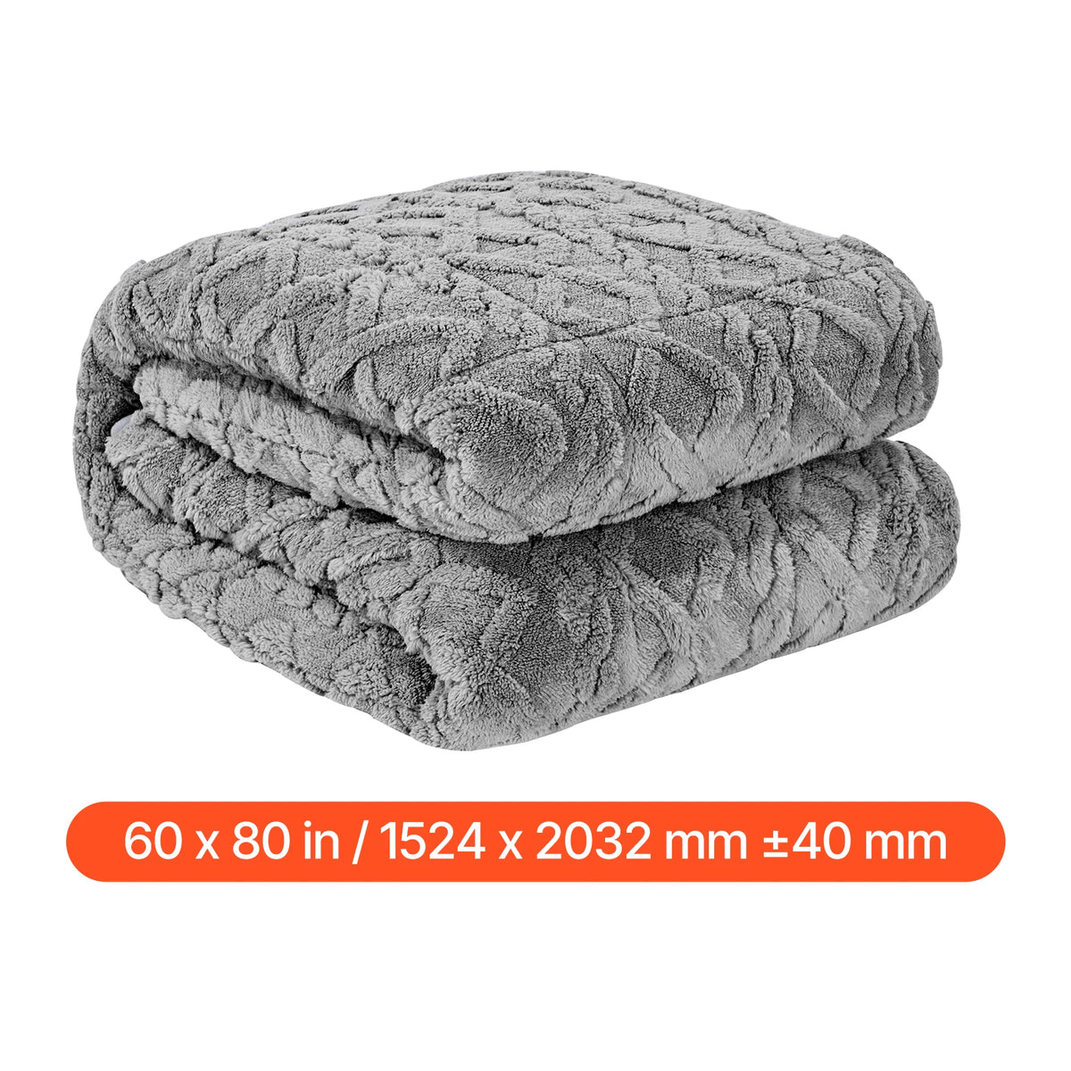 Luxury Sherpa Fleece Weighted Blanket Featuring Glass Beads