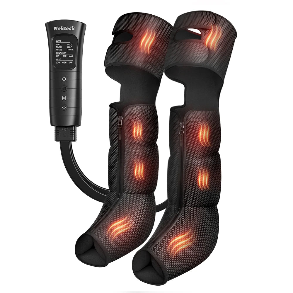 Nekteck Leg Compression Massager With Heat And Air Massage