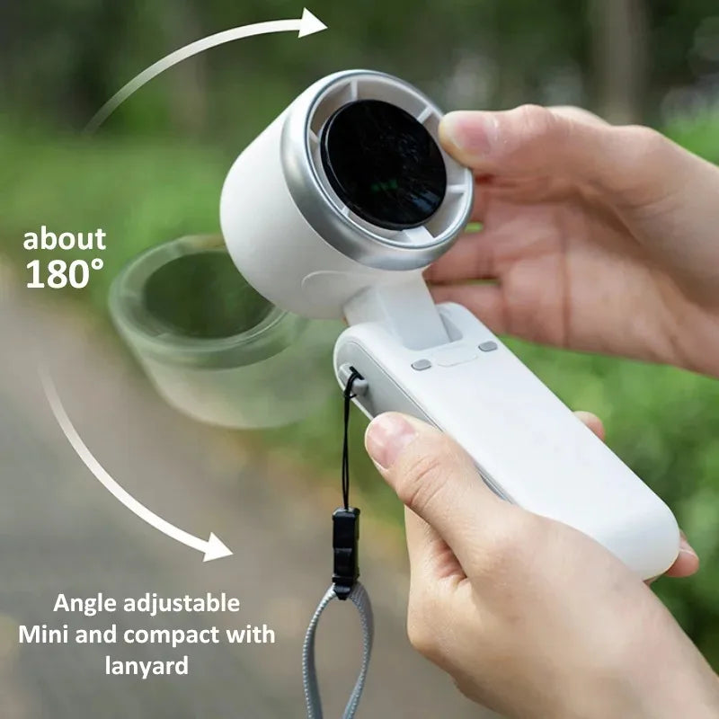 Portable Foldable Mini Fan USB Rechargeable For Office Desk Travel