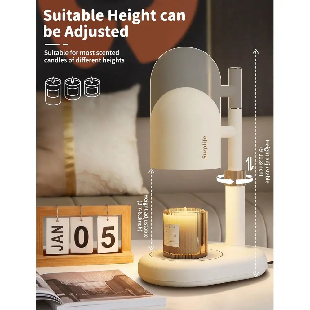 Candle Warmer Lamp With Timer And Dimmer For Home Decor