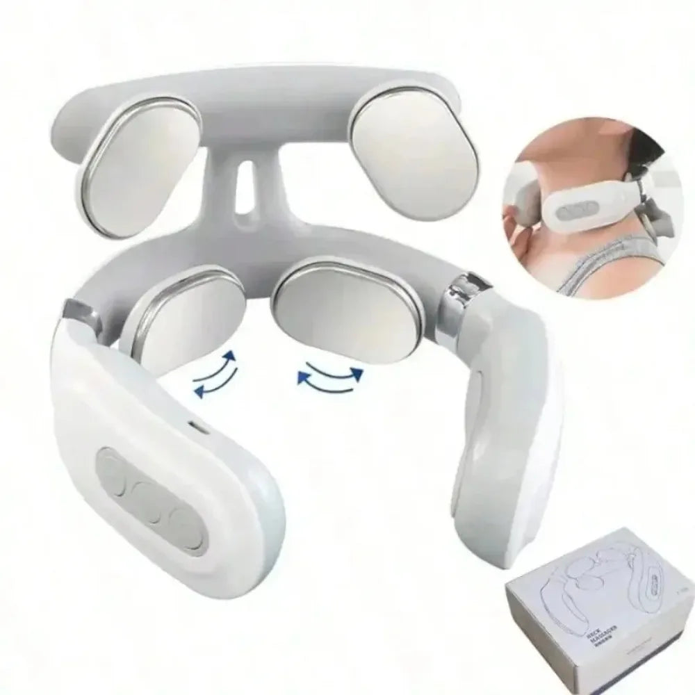 Adjustable USB Neck Massager With Heating For Pain Relief