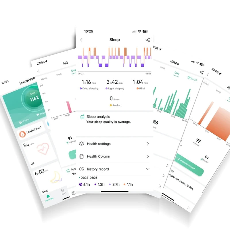 R09 Smart Ring Health Monitor With Heart Rate Tracking