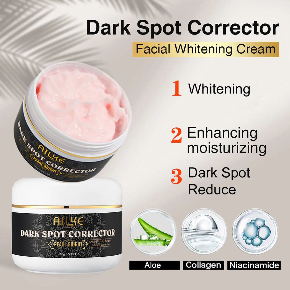Ailke Pearl Bright Cream Dark Spots Corrector Whitening