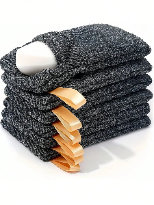 Exfoliating Mesh Soap Saver Bags With Hanging Cord And Net