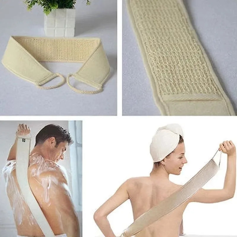 Premium Cotton Hemp Exfoliating Bath Shower Body Scrubbing Glove
