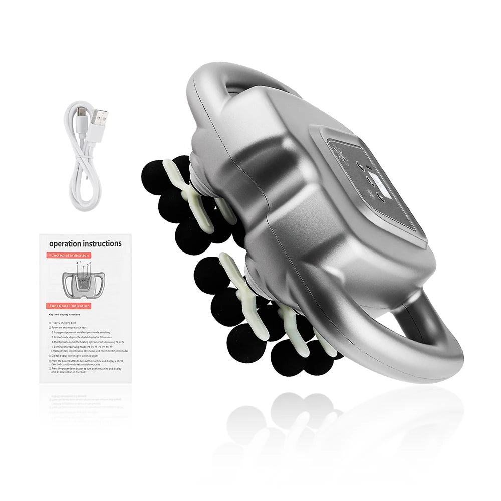 Foreverlily 24 Head High Frequency Body Massage Gun Muscle Therapy
