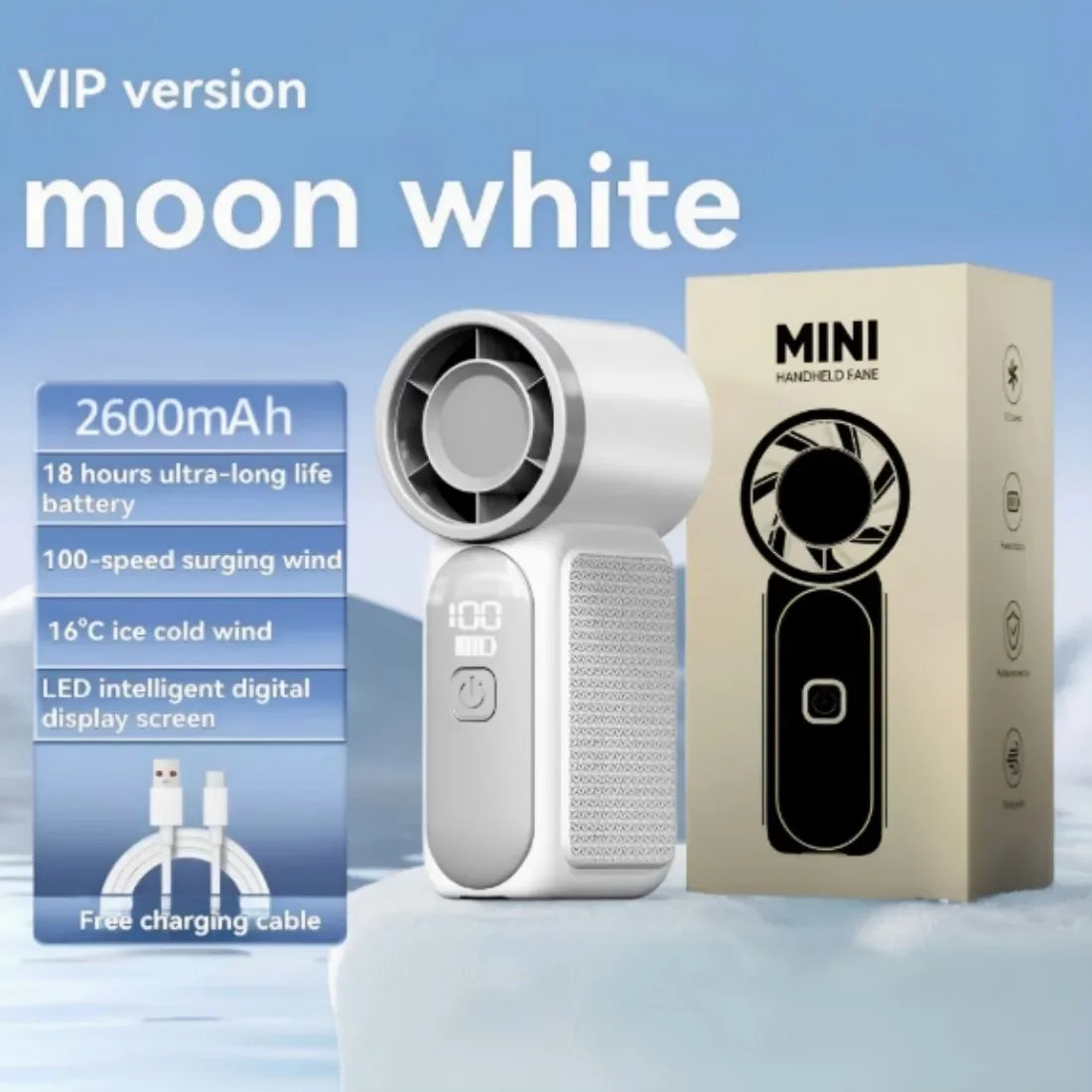Mini Handheld USB Rechargeable Portable Cooling Fan