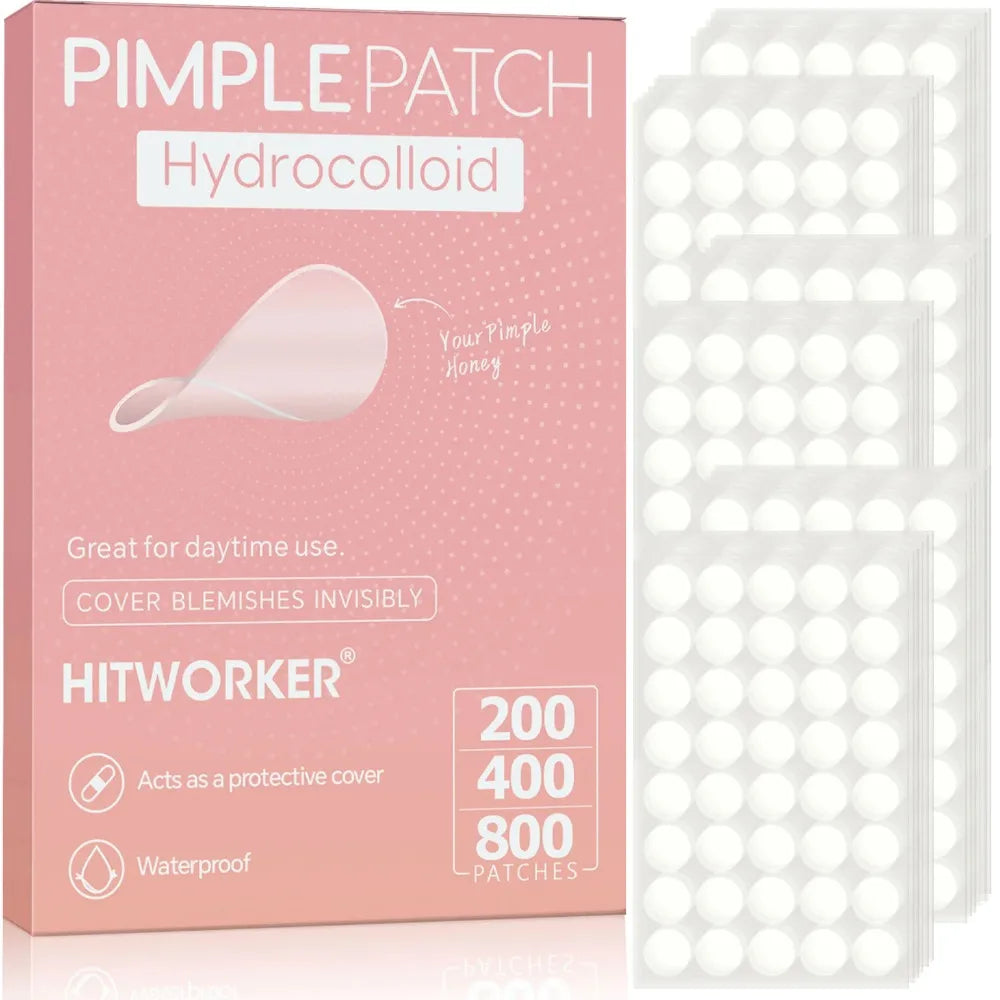Gentle Hydrocolloid Round Acne Patches Overnight Healing And Visible Results