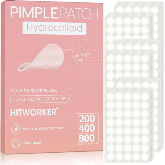 Gentle Hydrocolloid Round Acne Patches Overnight Healing And Visible Results