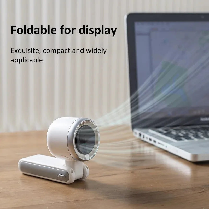 Portable Foldable Mini Fan USB Rechargeable For Office Desk Travel