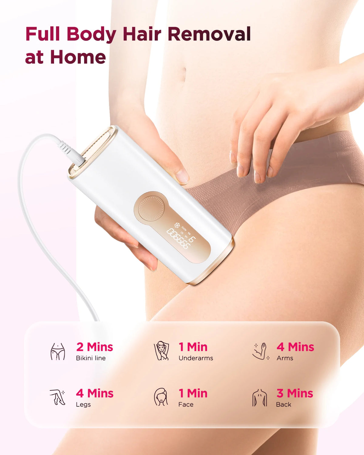 Totmizby IPL Laser Hair Removal Device For Men And Women