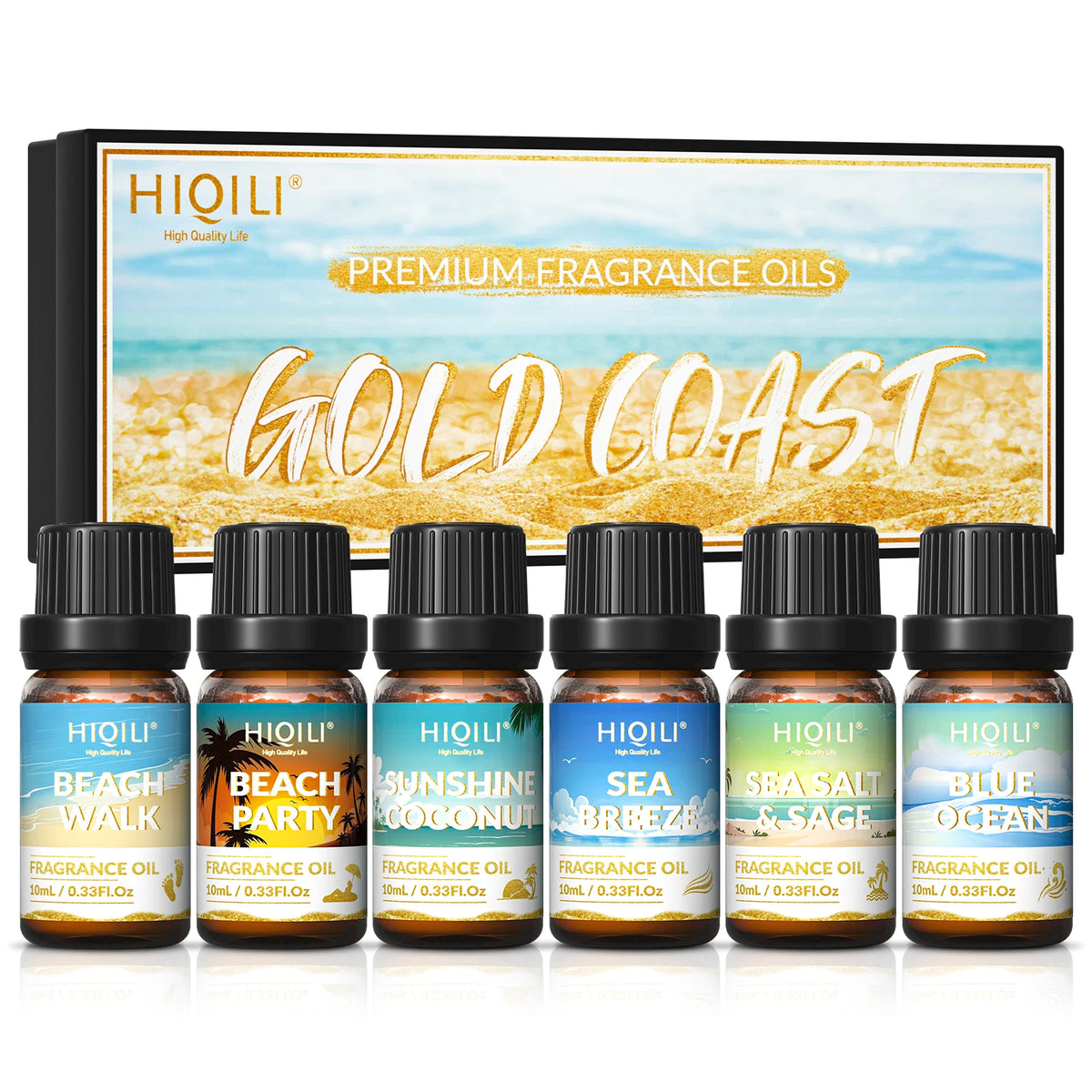 HIQILI Fragrance Oils Set For Aromatherapy Diffusers And DIY Crafts