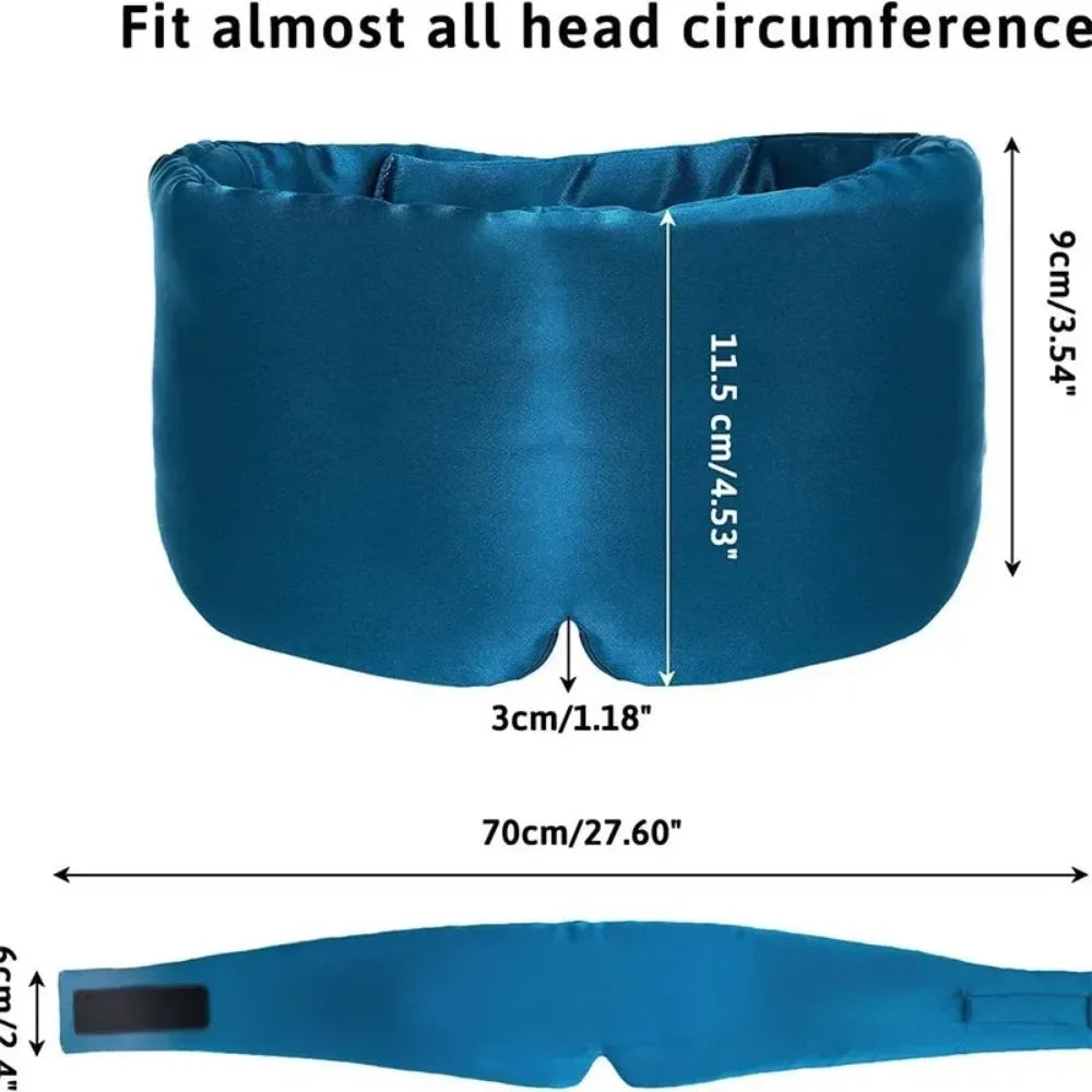 Comfortable Cotton Travel Sleep Eye Mask For Quiet Rest