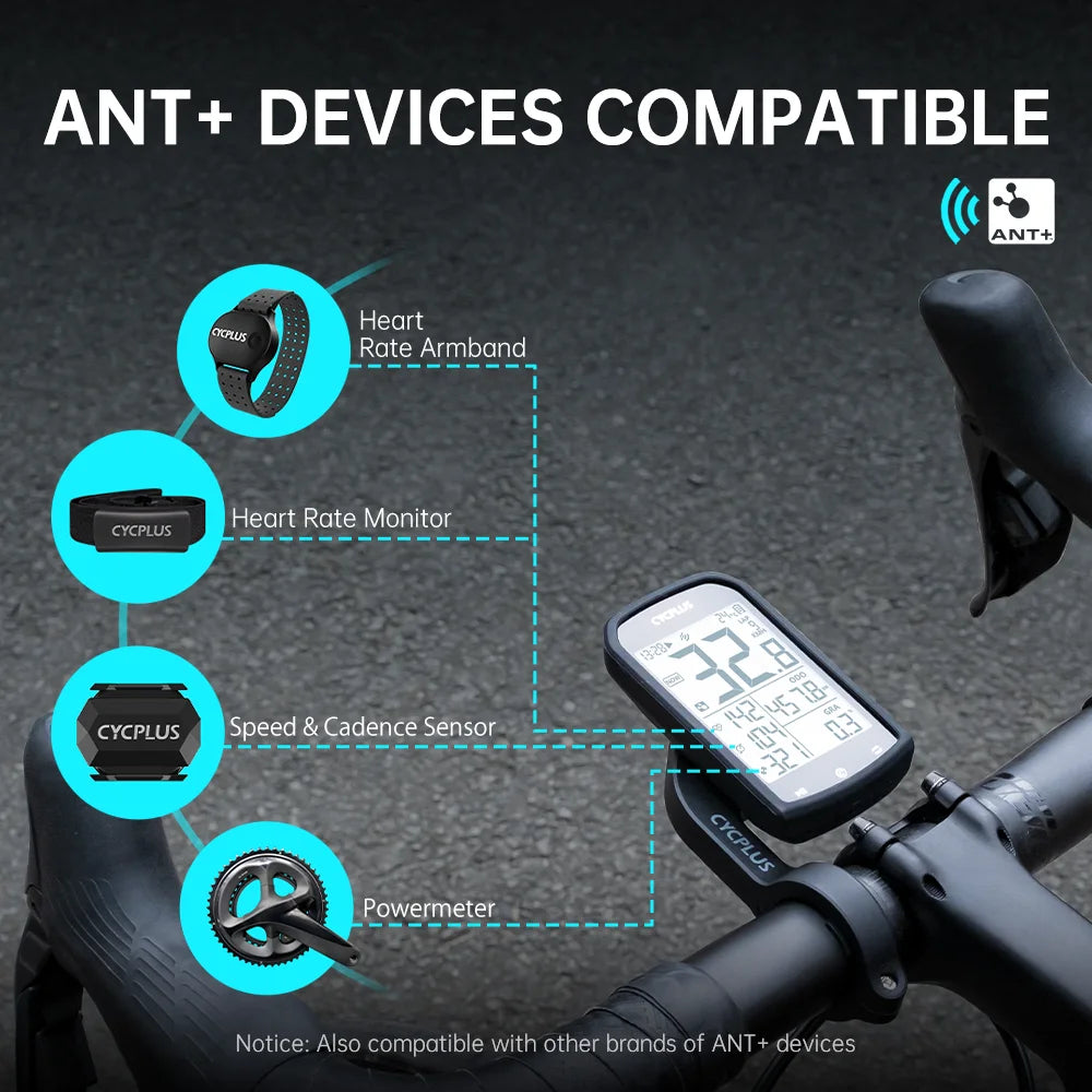 Cycplus M1 Plus Z1 Wireless Cycling GPS Bike Computer