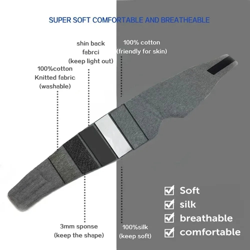 Premium Light Blocking Sleep Eye Mask With Adjustable Strap