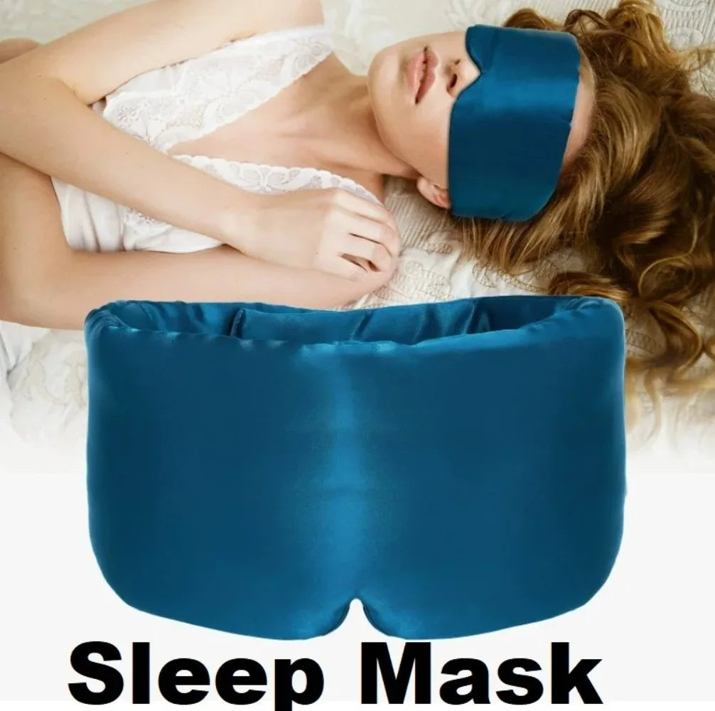 Comfortable Cotton Travel Sleep Eye Mask For Quiet Rest