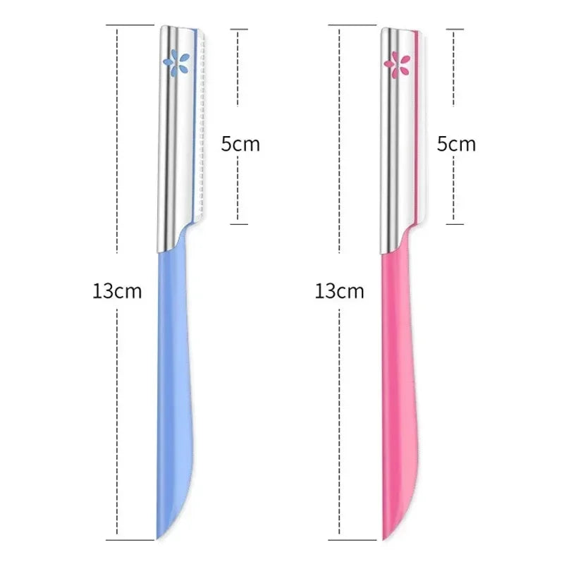 Ruzofo Stainless Steel Eyebrow Trimmer And Razor Kit