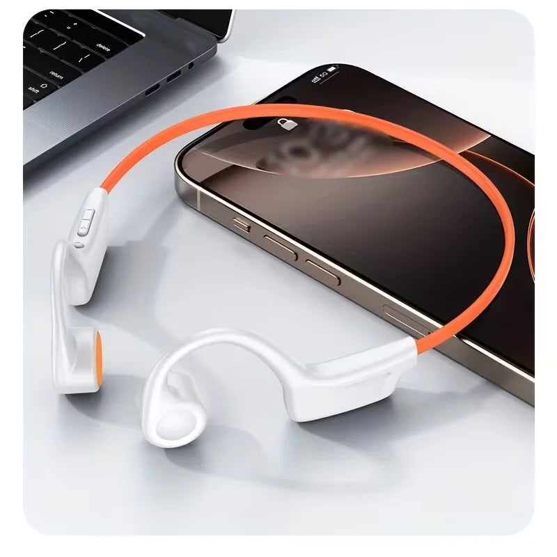 Wireless Bone Conduction Headphones With Mic And Type C Charge