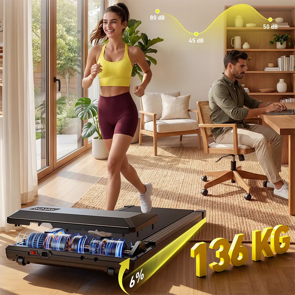 Superun Portable Walking Pad Mini Treadmill For Home And Office