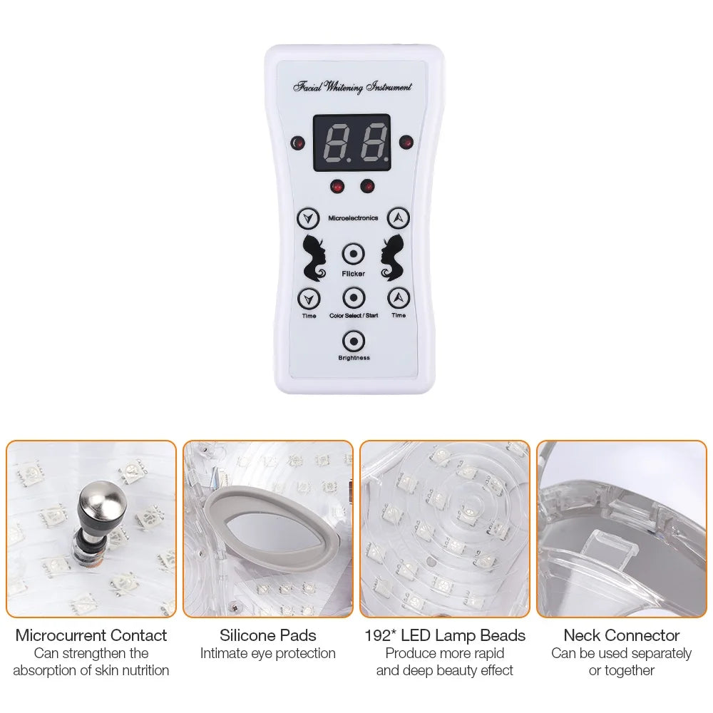 Iebilif Led Facial Mask For Anti Aging Skin Rejuvenation
