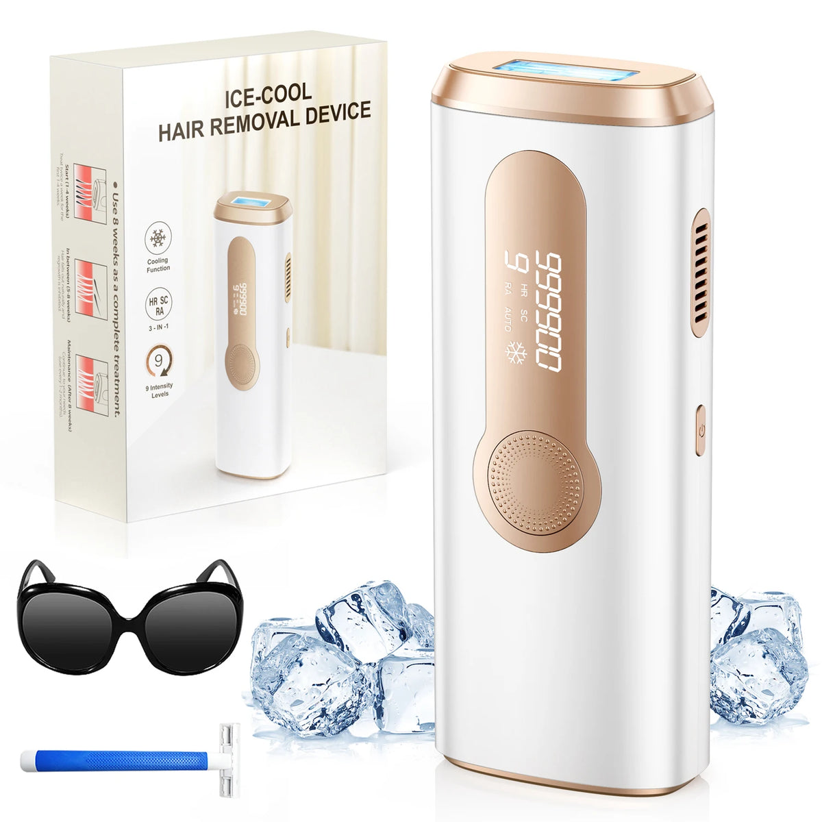 Totmizby IPL Laser Hair Removal Device For Men And Women