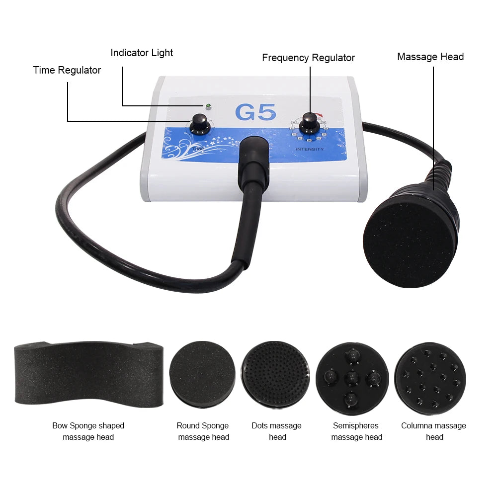 AOKO G5 Vibrating Massage Machine With Five Sculpting Heads