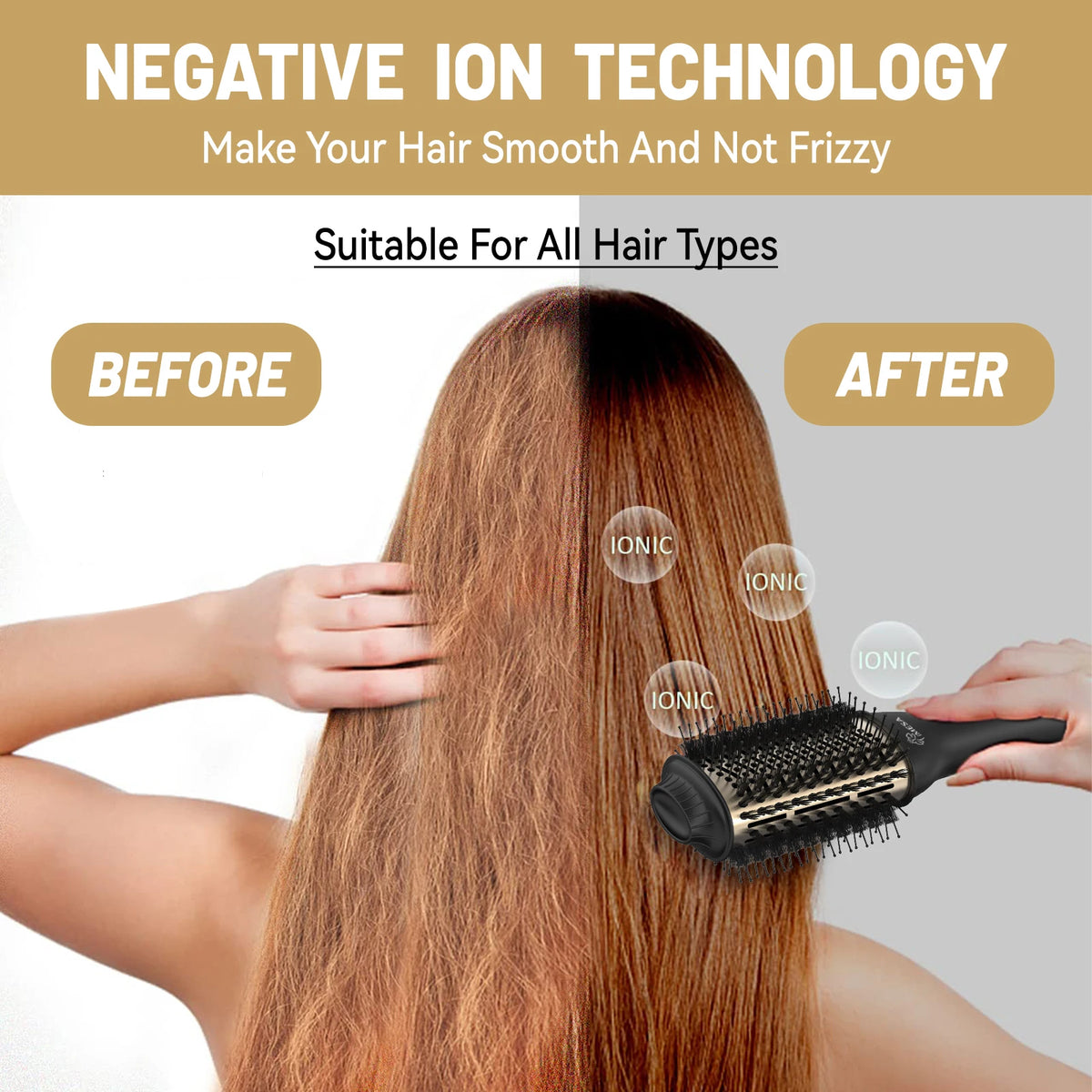 Imesa Professional Hot Air Brush One Step Hair Dryer Styler