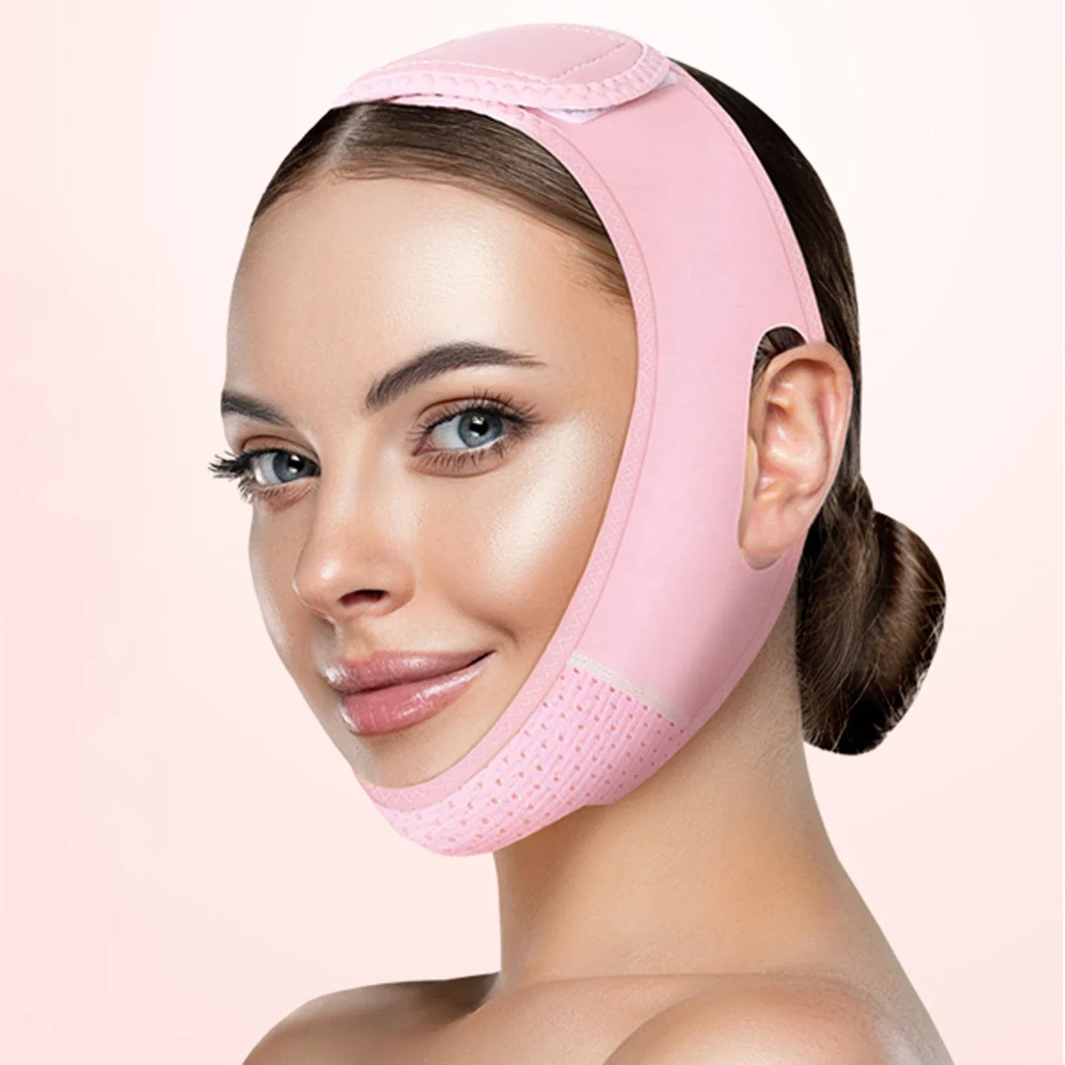 Reusable V Shape Facial Strap For Daily Skin Care Support