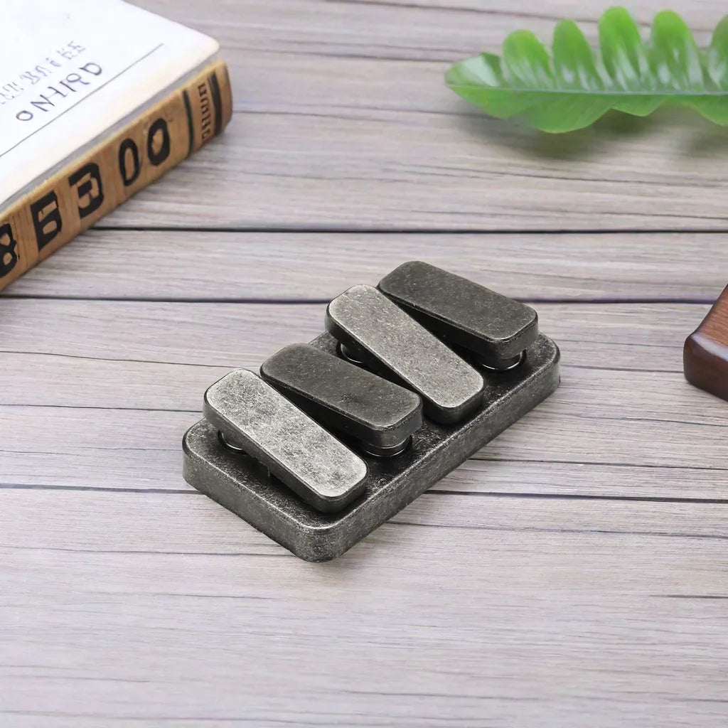 Metal Magnetic Slider Fidget Finger Gyro Decompression Desk Toy