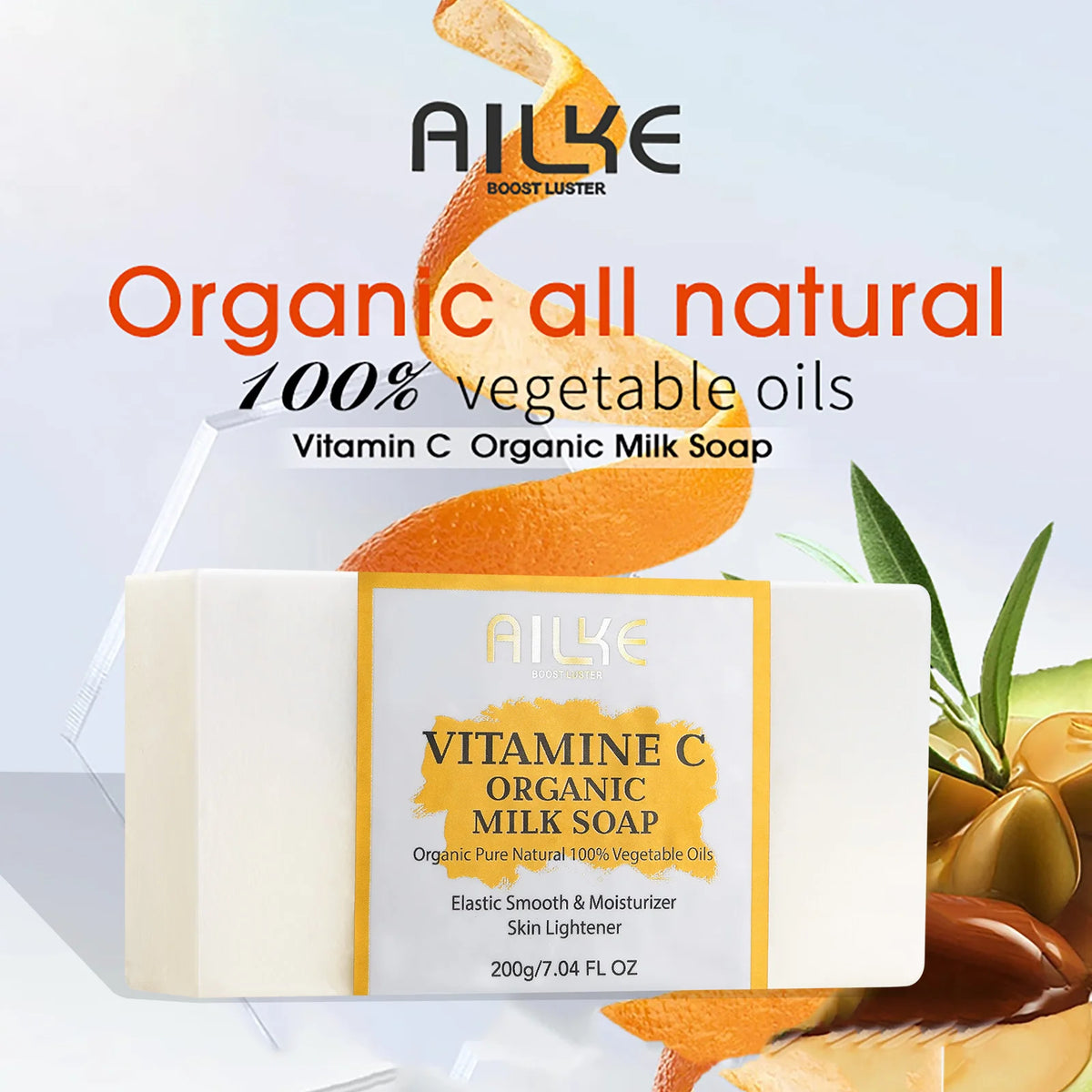 Kyliefit Vitamin C Organic Milk Soap For Bright Radiant Skin