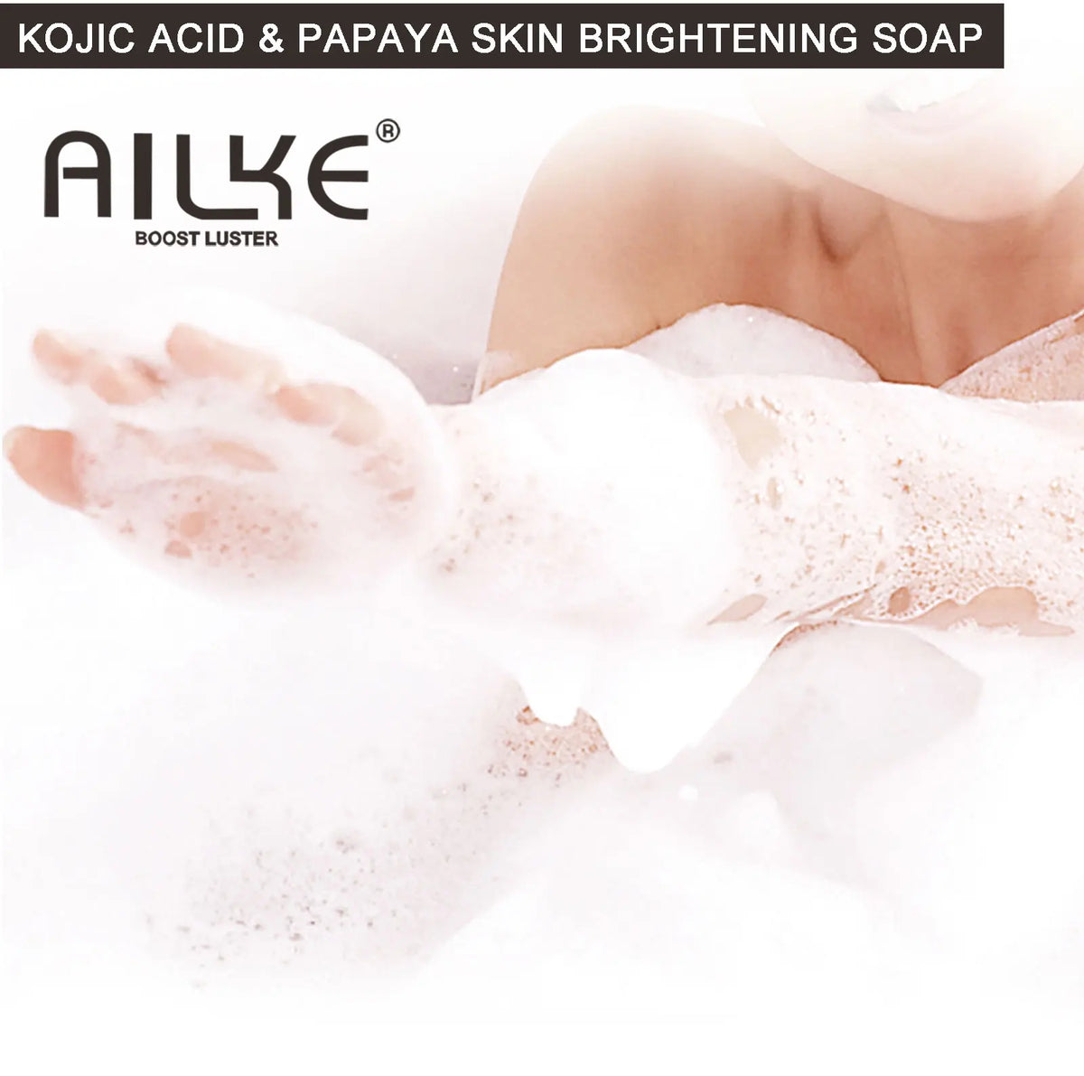 AILKE Organic Papaya Handmade Whitening Soap For Face Body
