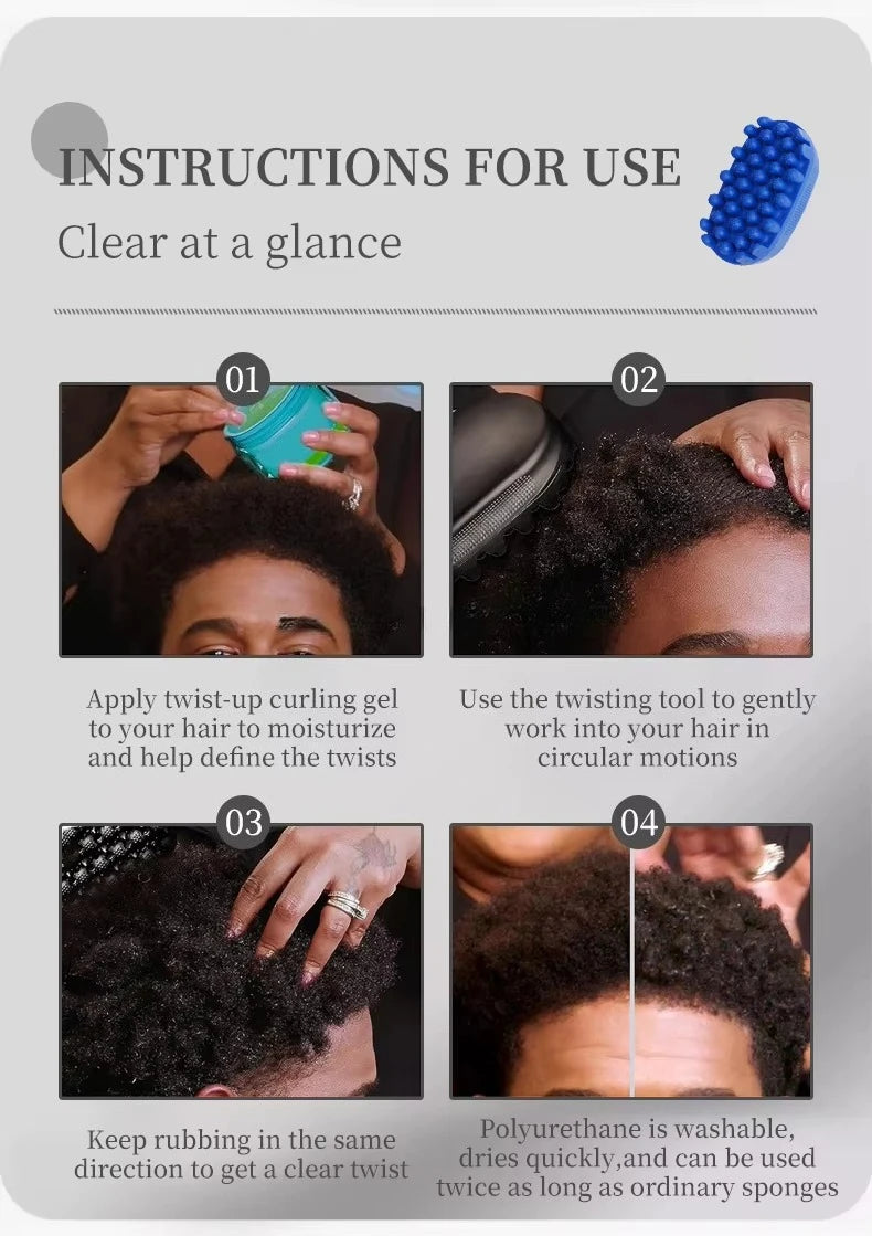Portable Magic Twist Hair Brush For Effortless Curl Styling