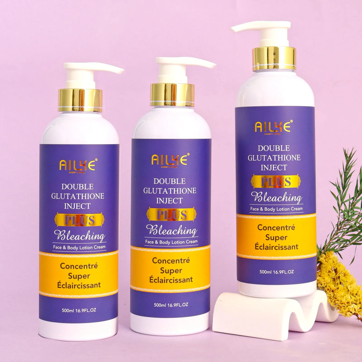 Ailke Glutathione Plus Skin Whitening Care Set Brightens Complexion