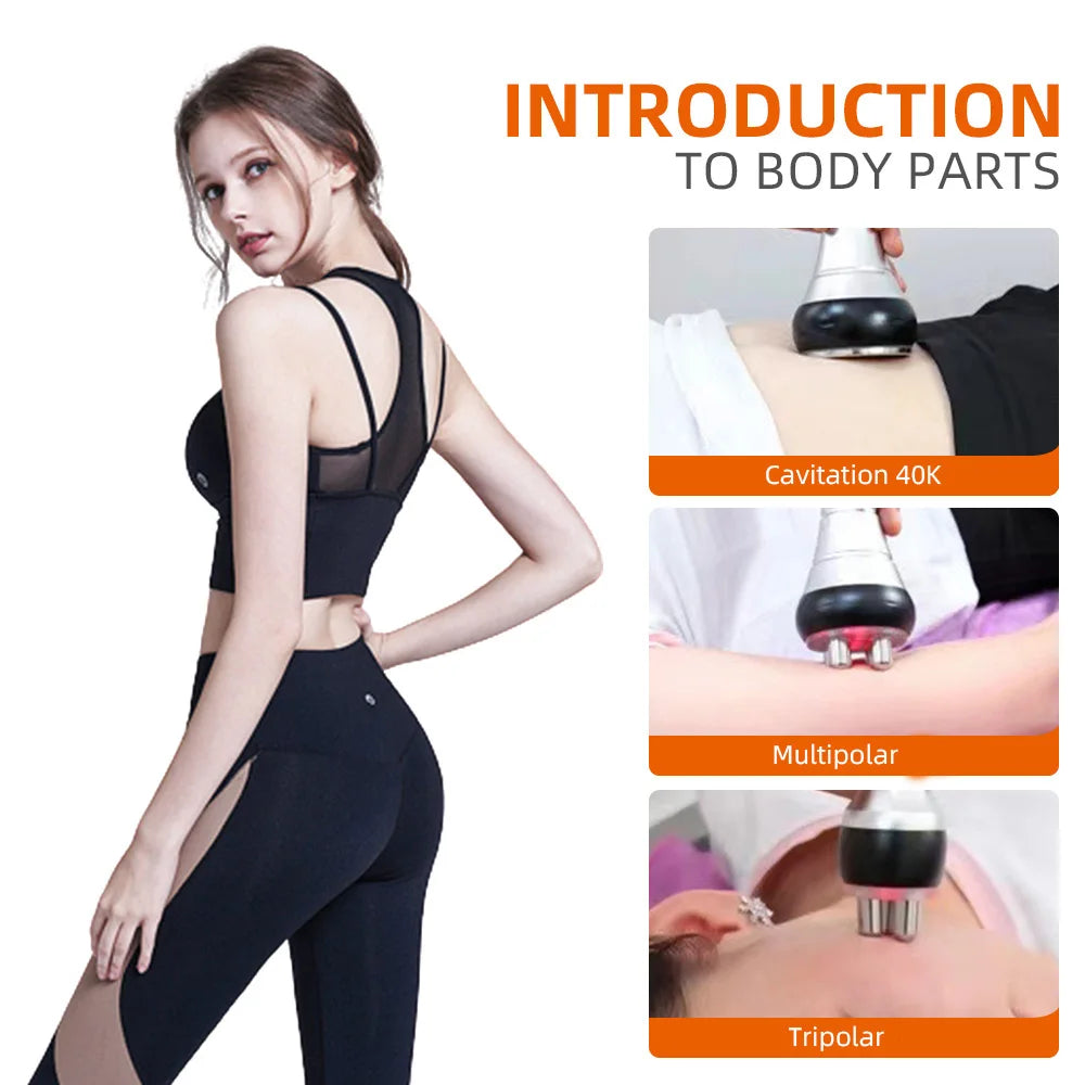 Missheart 3In1 Cavitation Massager For Body Slimming And Tightening