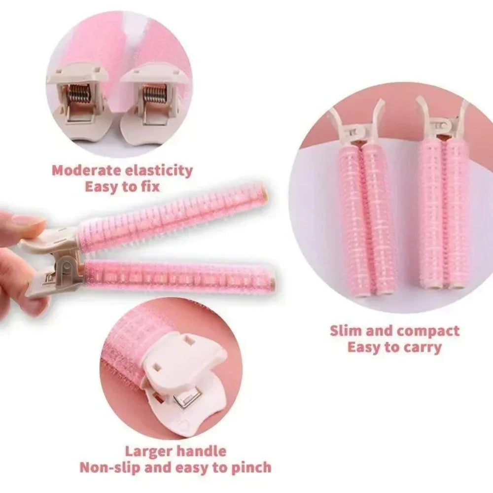 Professional Heatless Hair Curlers Volumizing Root Styling Clips