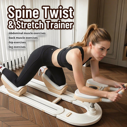 Spine Twist Trainer For Home Waist Toning And Core Activation