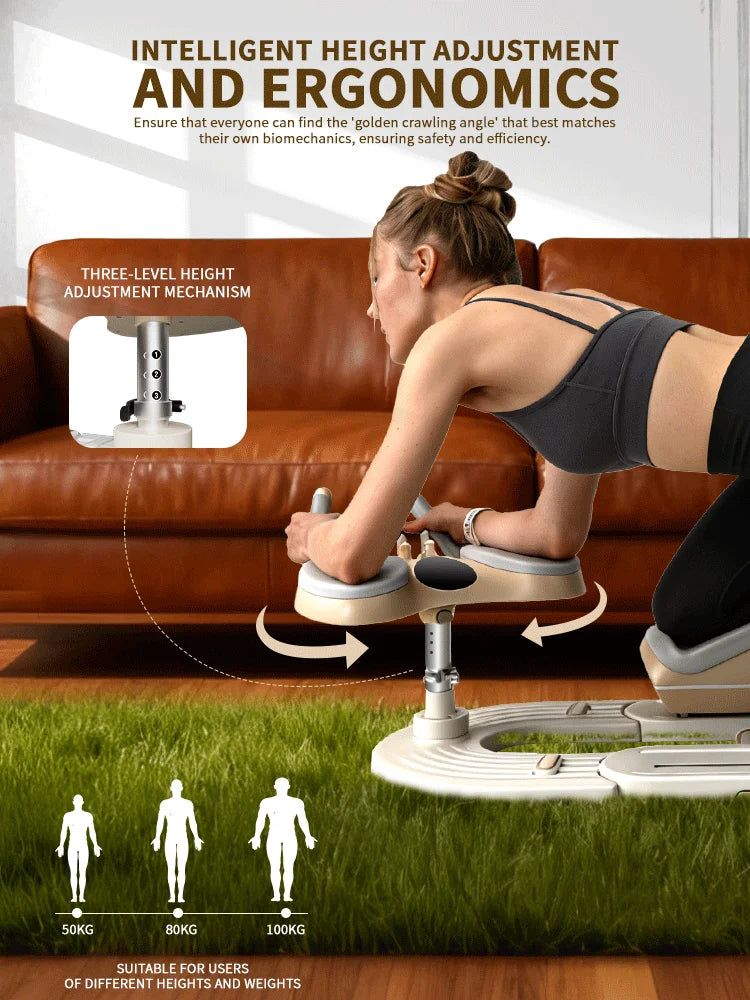 Back Stretch Trainer For Spinal Alignment And Abdominal Conditioning