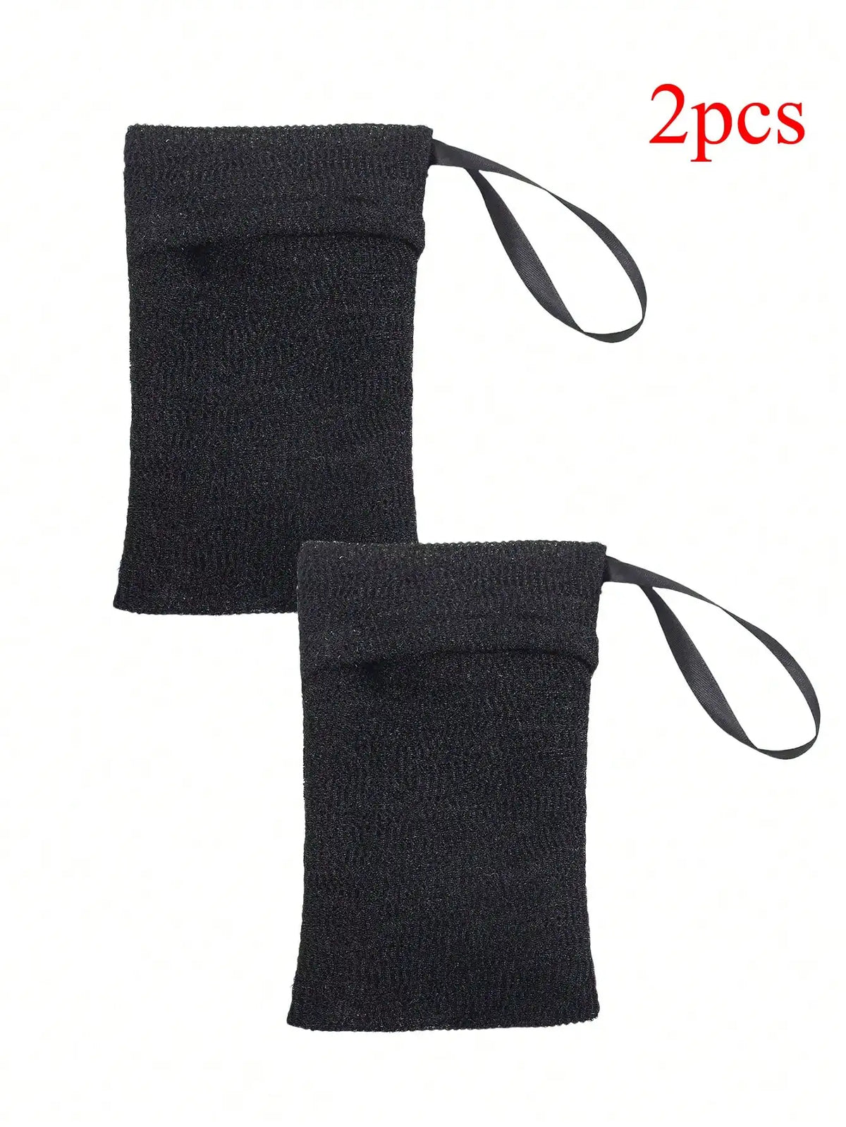 Exfoliating Mesh Soap Saver Bags With Hanging Cord And Net