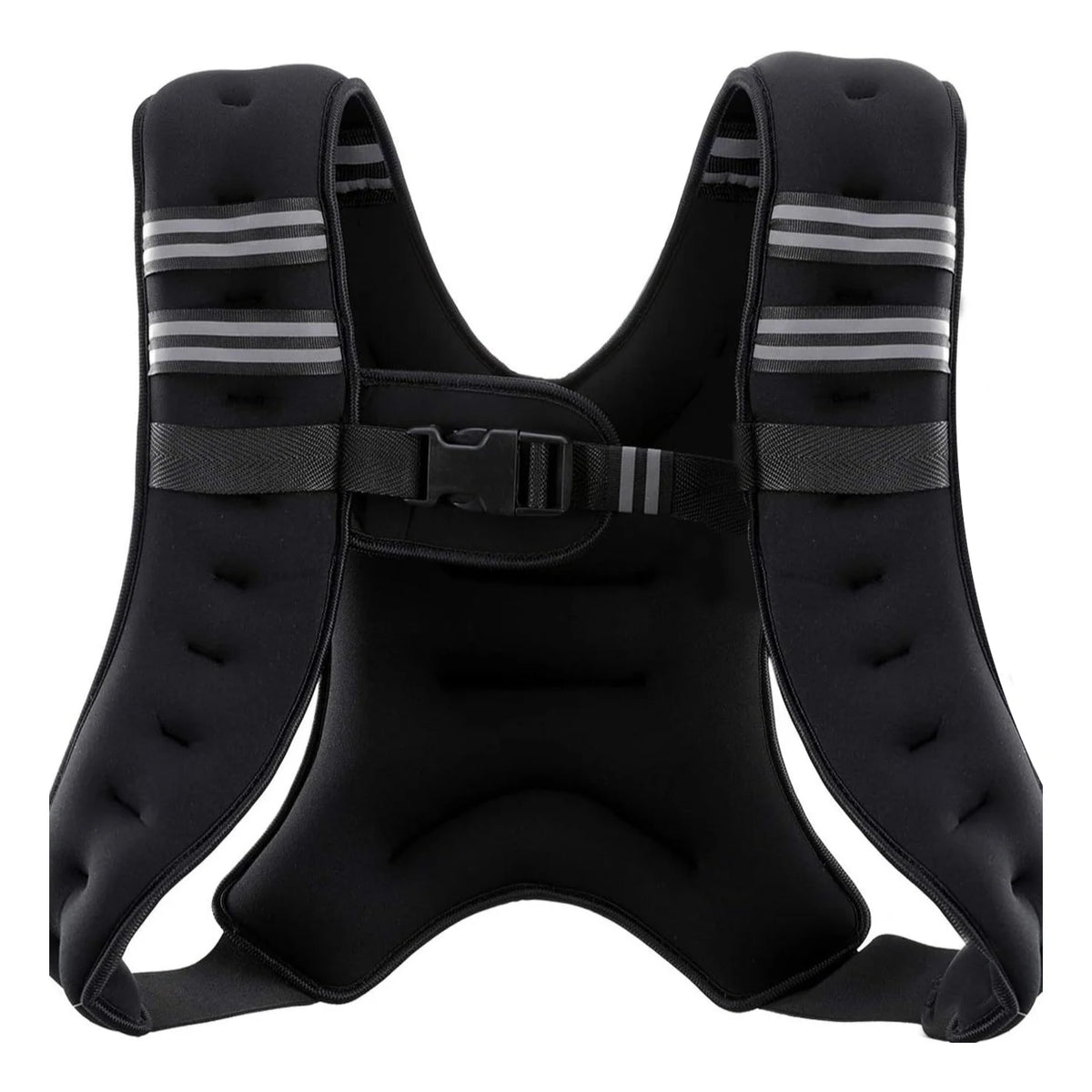 Adjustable Weighted Training Vest With Reflective Outdoor Fitness Design