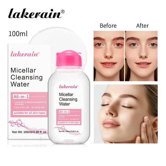 Lakerain Micellar Water Hydrating Facial Cleanser Gentle Makeup Remover