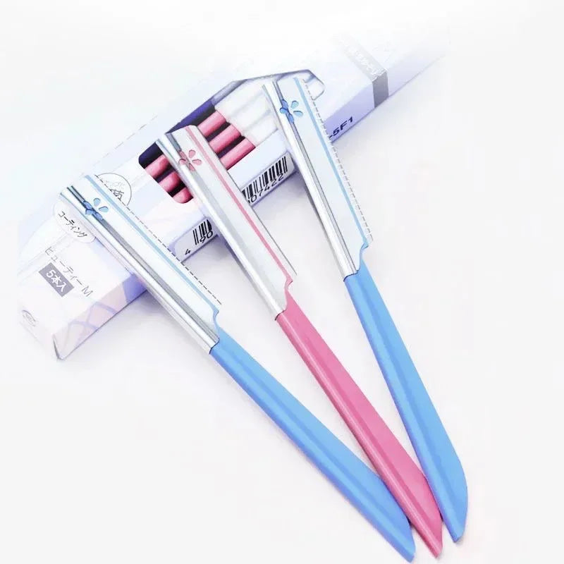 Ruzofo Stainless Steel Eyebrow Trimmer And Razor Kit